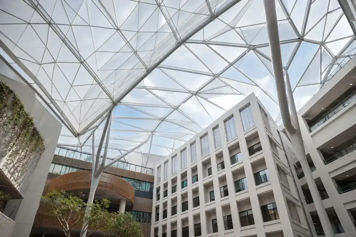 University ETFE roofing — ETFE architecture company India — ETFE architecture company India