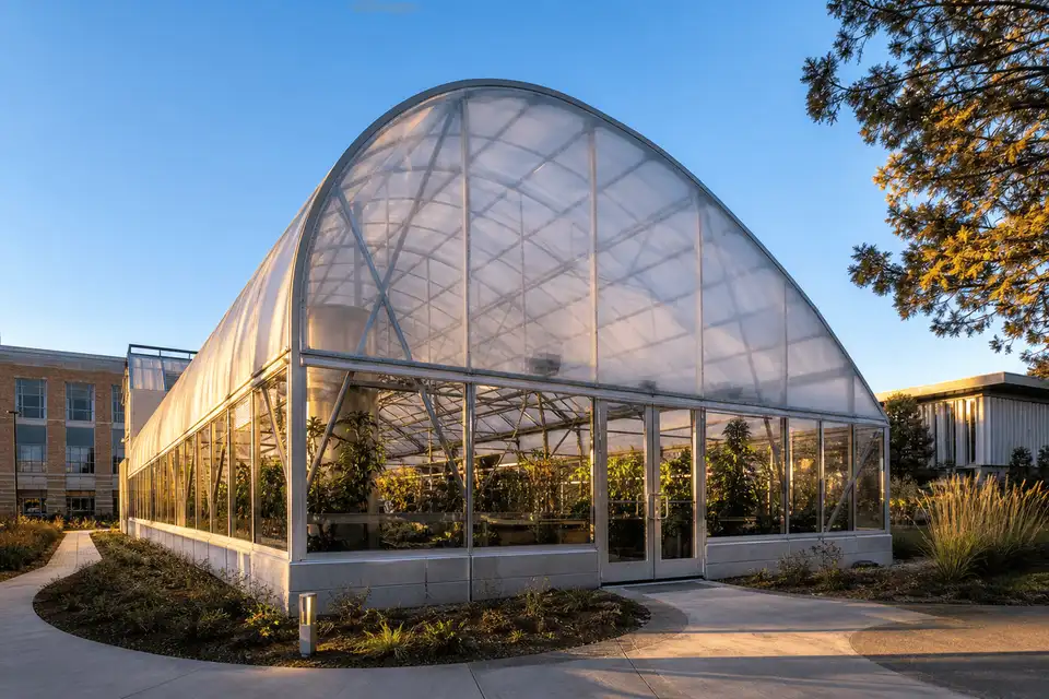 ETFE Greenhouse for College Campus ETFE Roofing