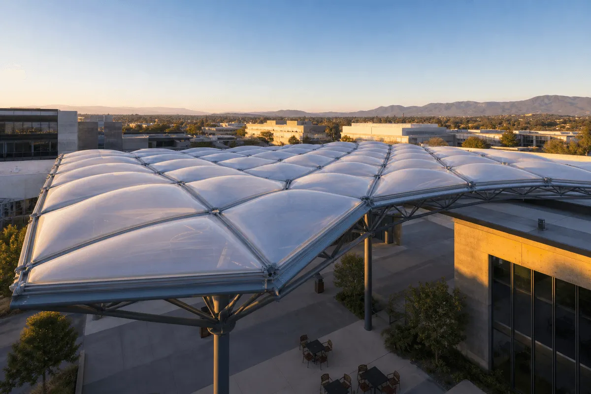 ETFE Roofing System for College Campus ETFE Roofing