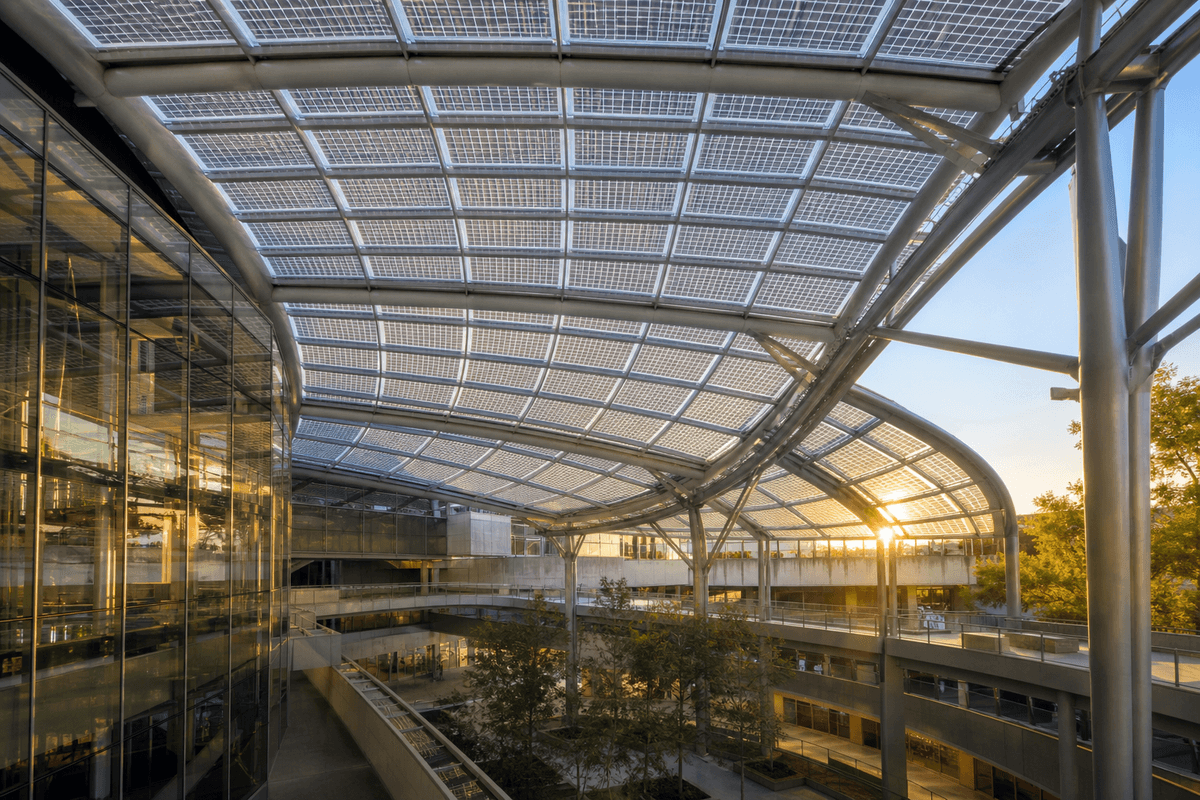 ETFE Solar Panel Film for College Campus ETFE Roofing
