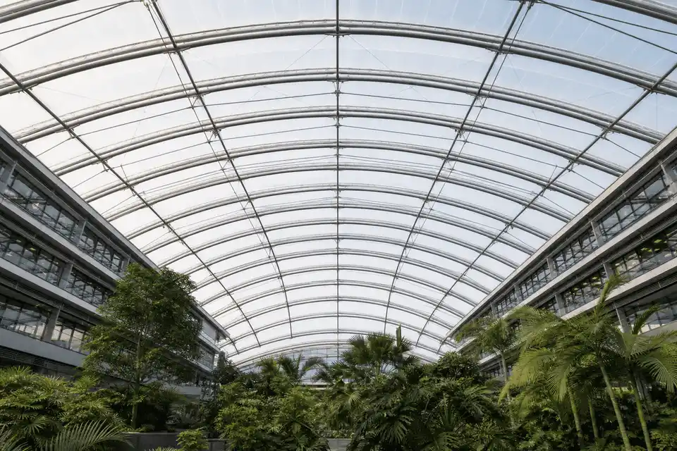 ETFE Greenhouse for Commercial Building ETFE Roofing