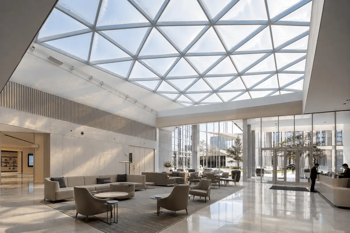 ETFE Skylight for Corporate Headquarters ETFE Roofing