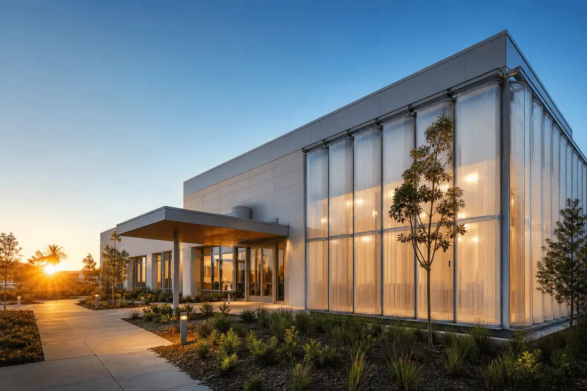 ETFE Façade for Healthcare Facility ETFE Roofing