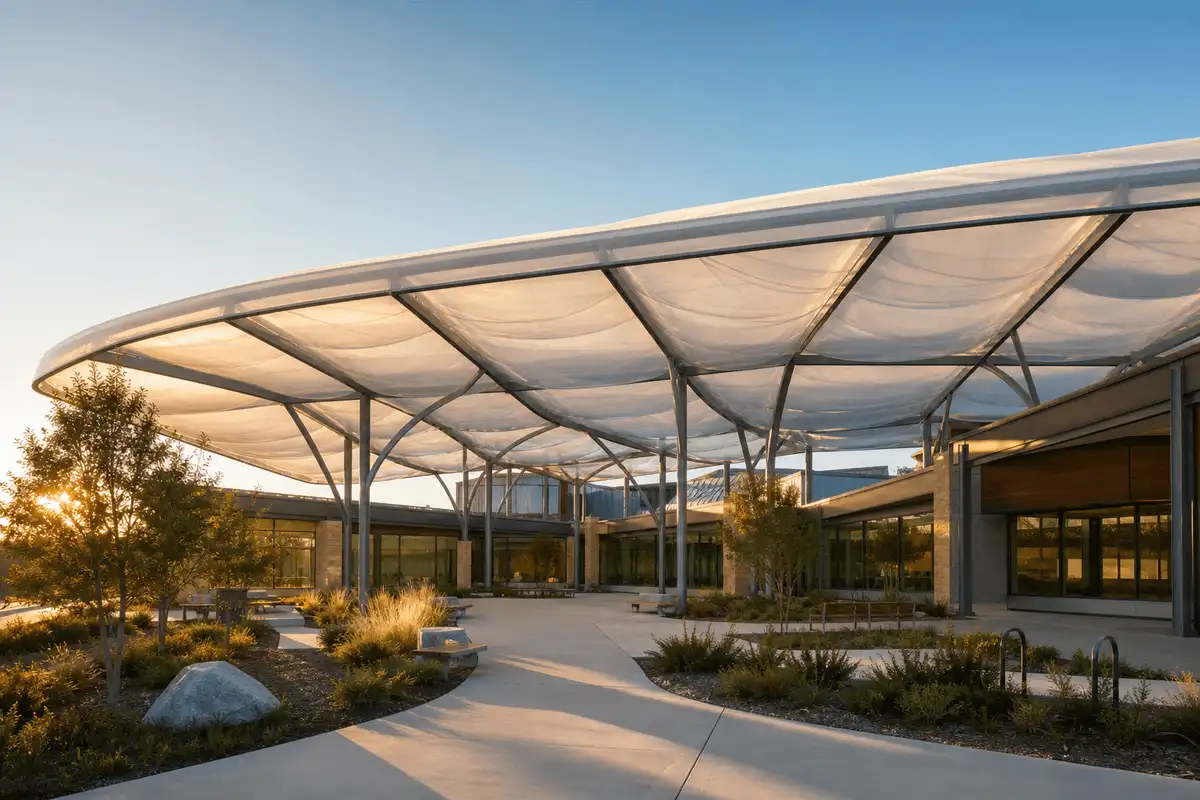 ETFE Roofing System for Healthcare Facility ETFE Roofing