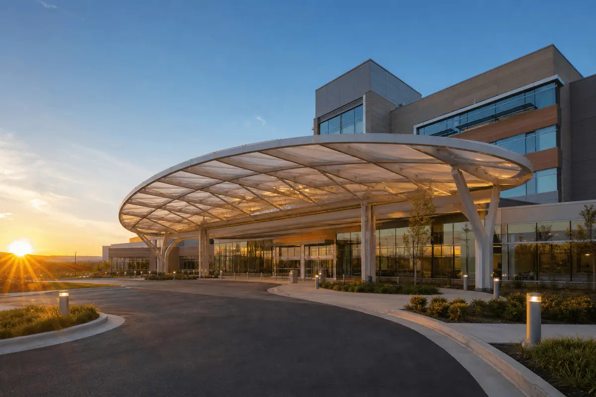 ETFE Canopy for Hospital ETFE Roofing