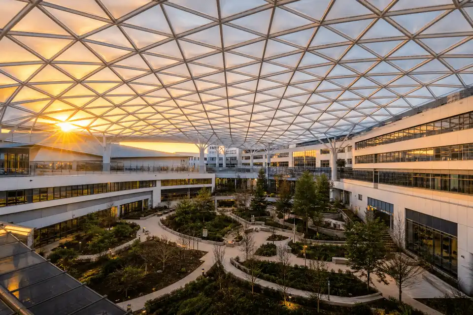 ETFE Skylight for Hospital ETFE Roofing