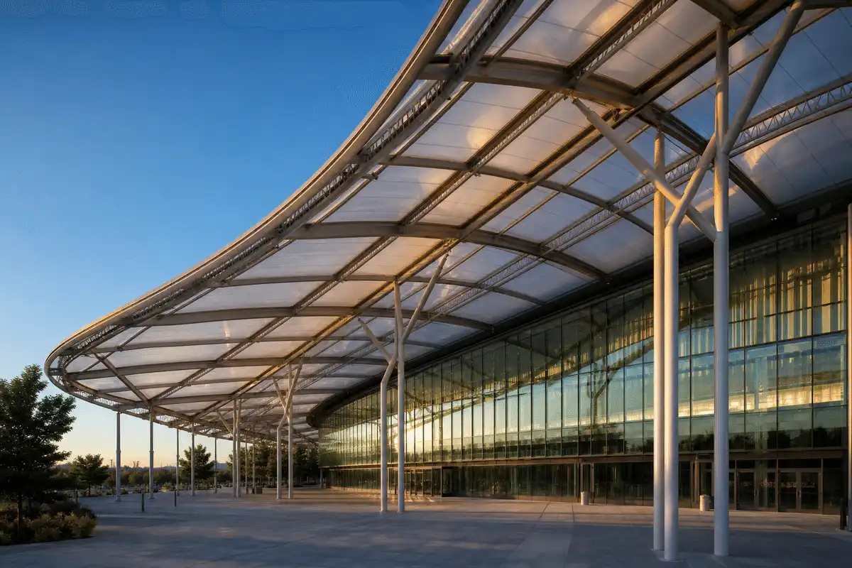 ETFE Canopy for Indoor Sports Arena ETFE Roofing