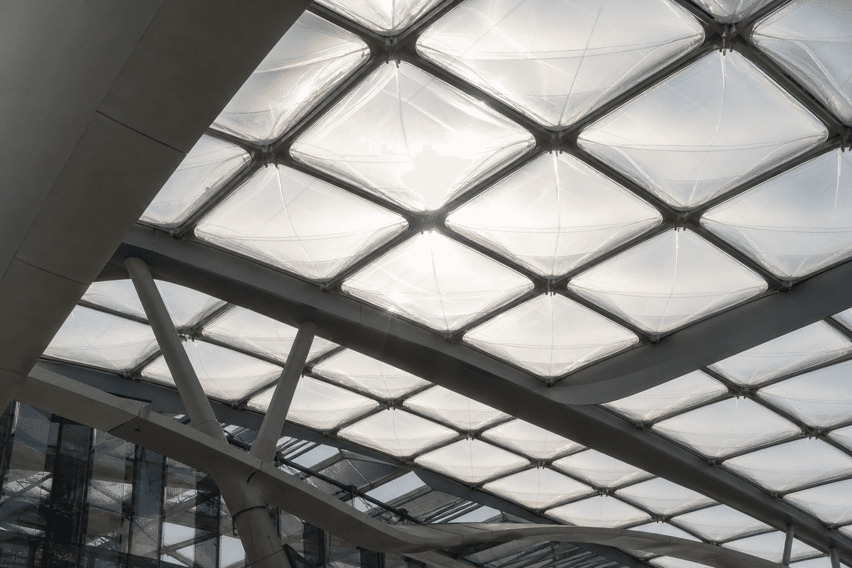 ETFE Air Cushion Roof for Metro Station ETFE Roofing