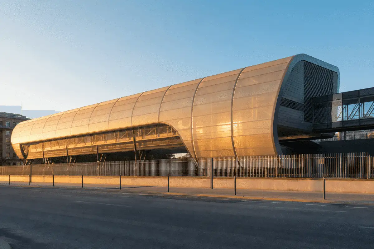 ETFE Façade for Metro Station ETFE Roofing