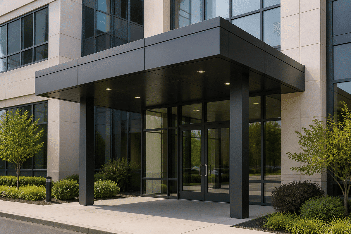 ETFE Canopy for Office Building ETFE Roofing