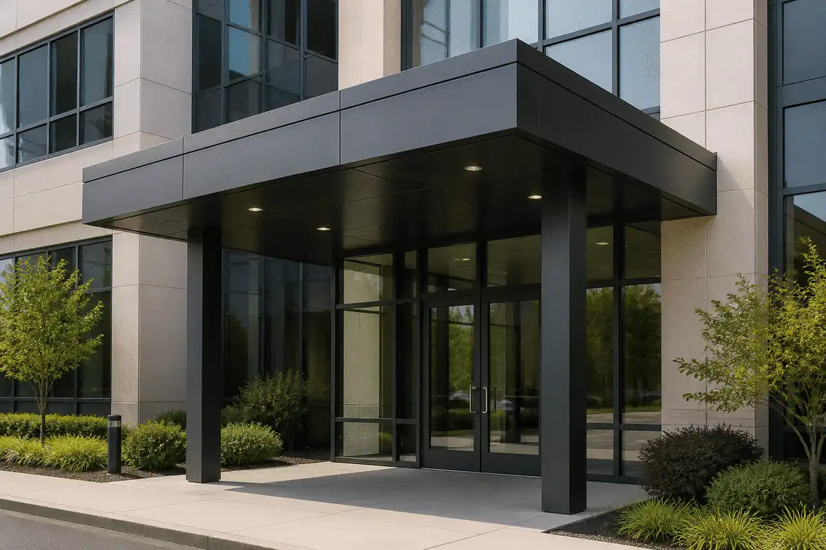 ETFE Canopy for Office Building ETFE Roofing