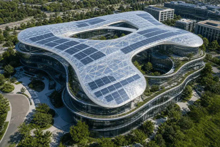 ETFE Solar Panel Film for Office Building ETFE Roofing