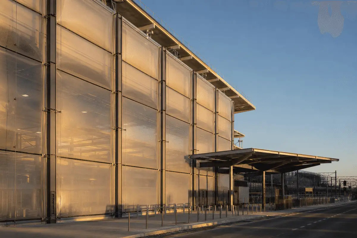 ETFE Façade for Railway Station ETFE Roofing