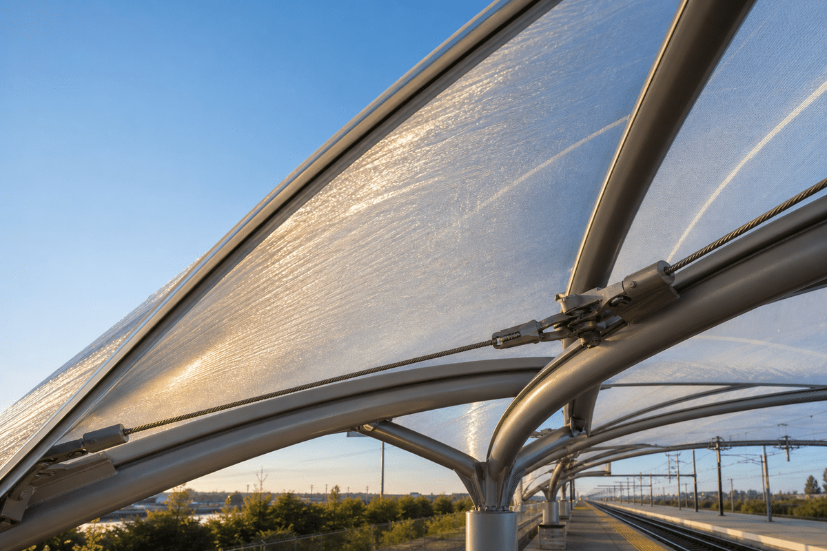 ETFE Film for Railway Station ETFE Roofing