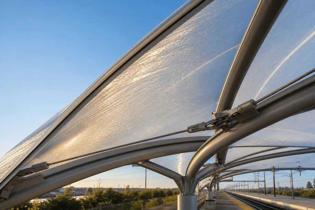 ETFE Film for Railway Station ETFE Roofing