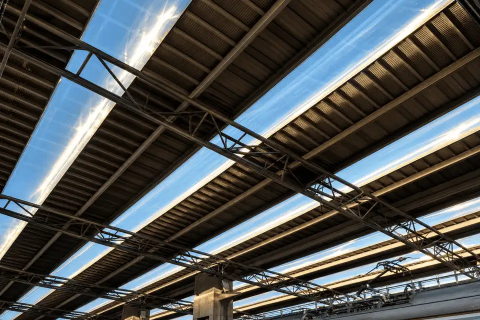 ETFE Skylight for Railway Station ETFE Roofing