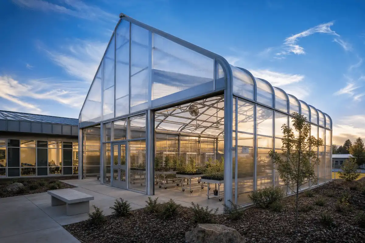 ETFE Greenhouse for School ETFE Roofing