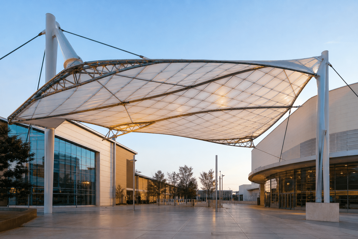 ETFE Canopy for Sports Complex ETFE Roofing