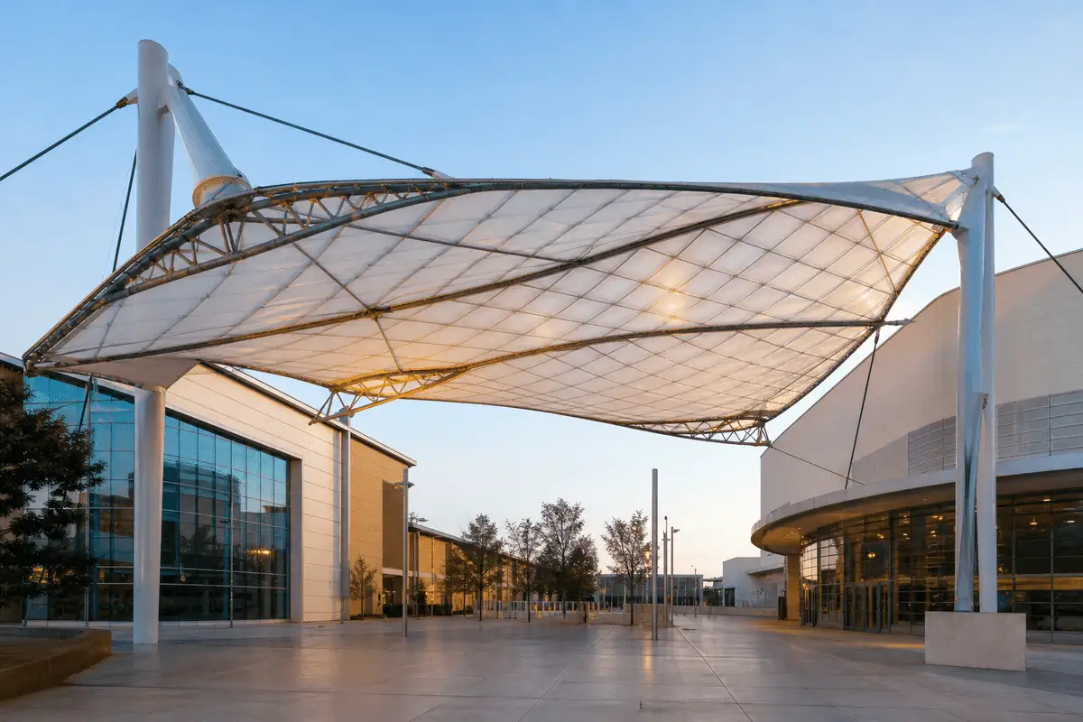 ETFE Canopy for Sports Complex ETFE Roofing