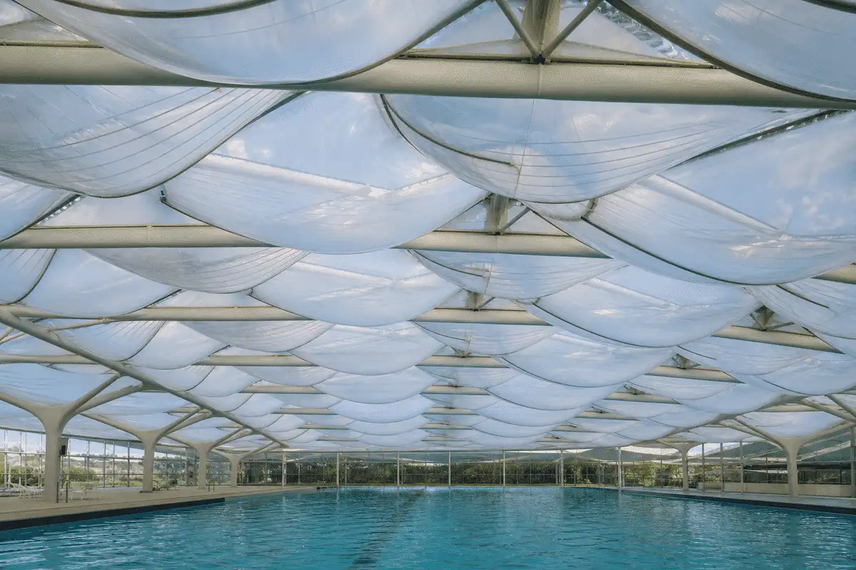 ETFE Air Cushion Roof for Swimming Pool ETFE Roofing