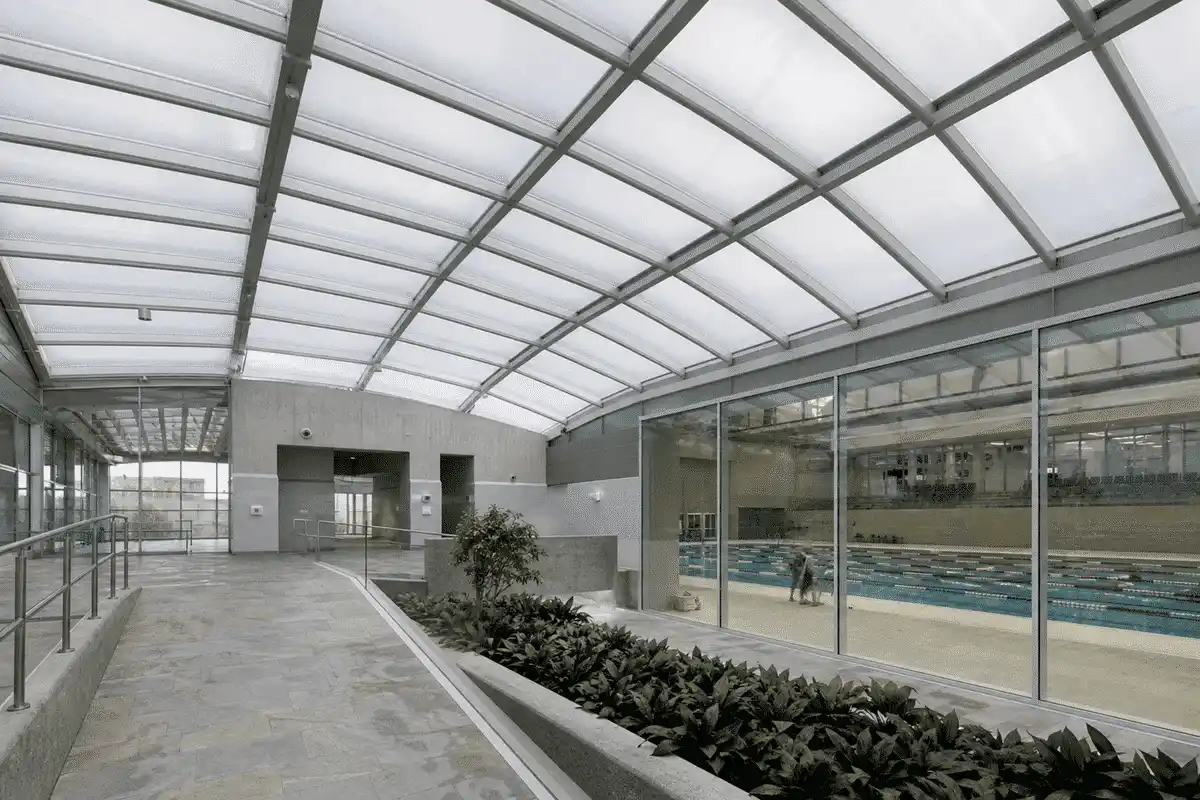 ETFE Skylight for Swimming Pool ETFE Roofing