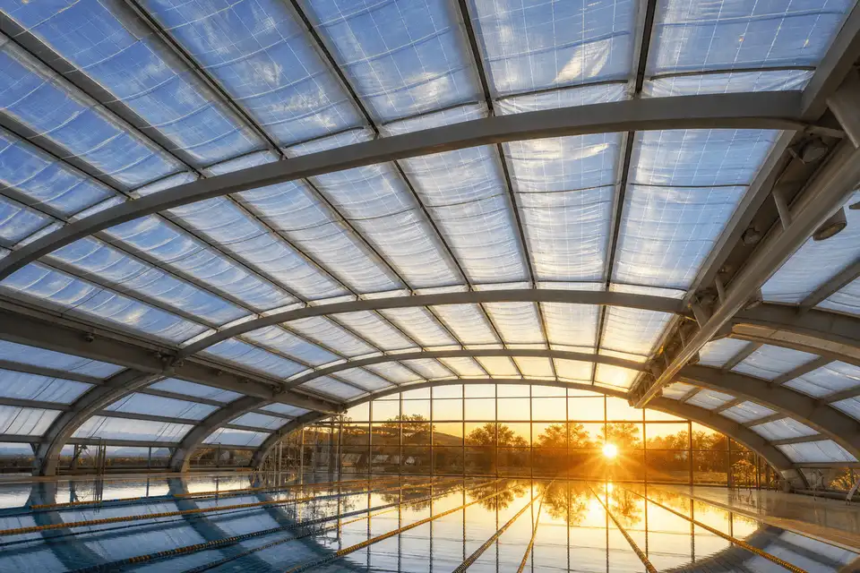 ETFE Solar Panel Film for Swimming Pool ETFE Roofing