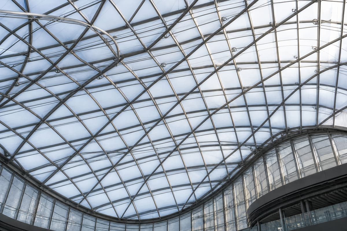 Daylit space under translucent ETFE film