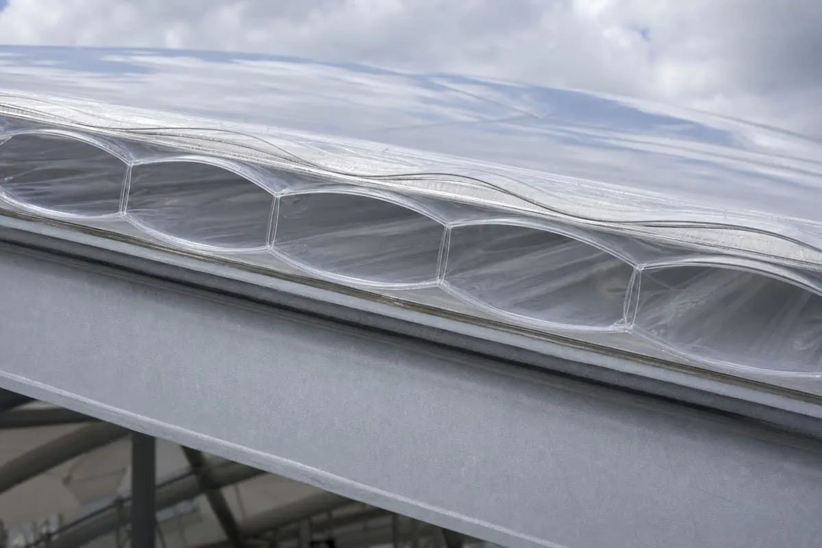 Multi-layer ETFE air cushion roof — ETFE insights — ETFE insights
