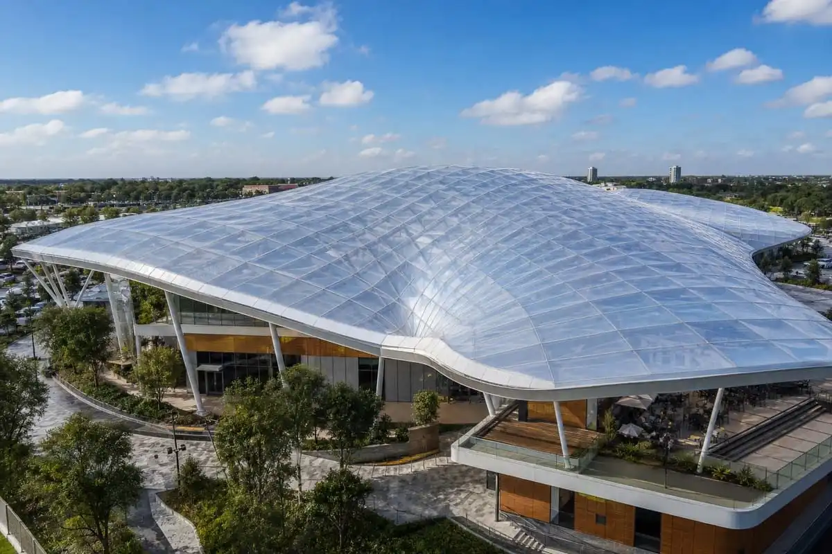 ETFE film manufacturer and roofing solutions in Noida — AAKS Architecture