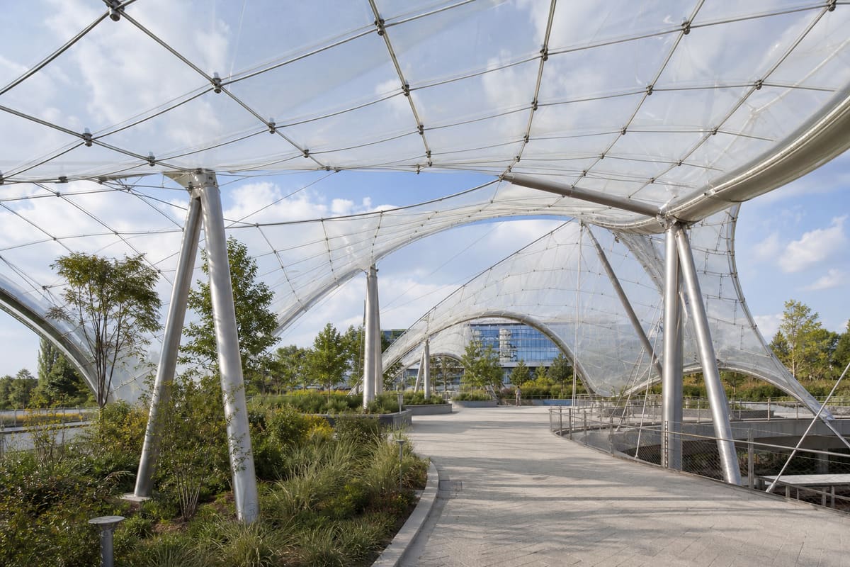 ETFE greenhouse and large-span membrane structure
