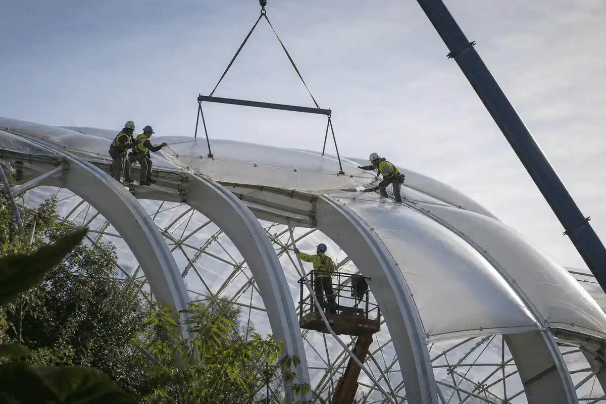 Botanical Garden ETFE Project video poster 3 — Botanical Garden ETFE