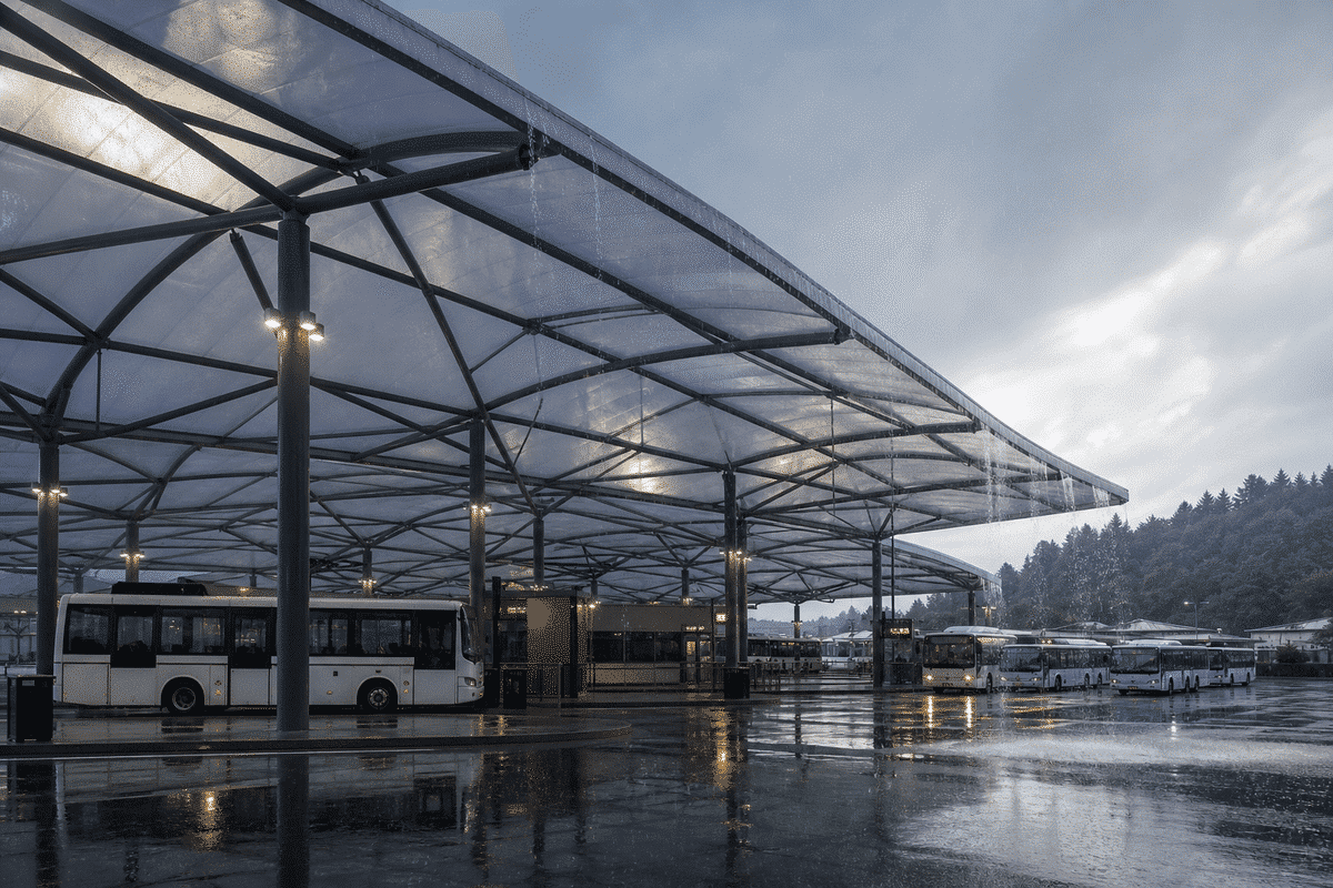 Bus Terminal ETFE Project gallery 2 — ETFE project visual