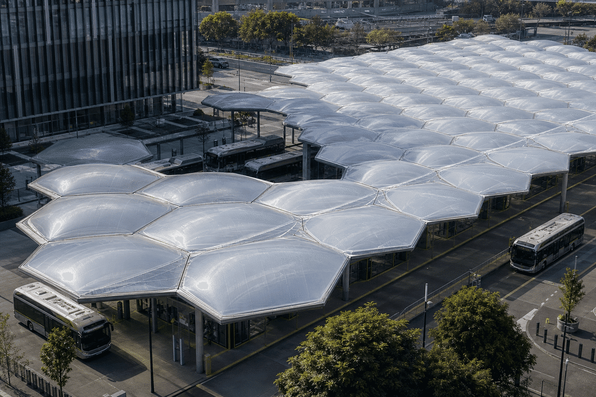 Bus Terminal ETFE Project gallery 5 — ETFE project visual