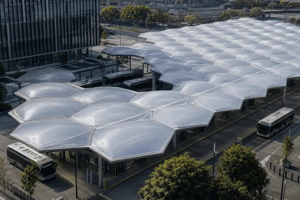 Bus Terminal ETFE Project gallery 5 — ETFE project visual