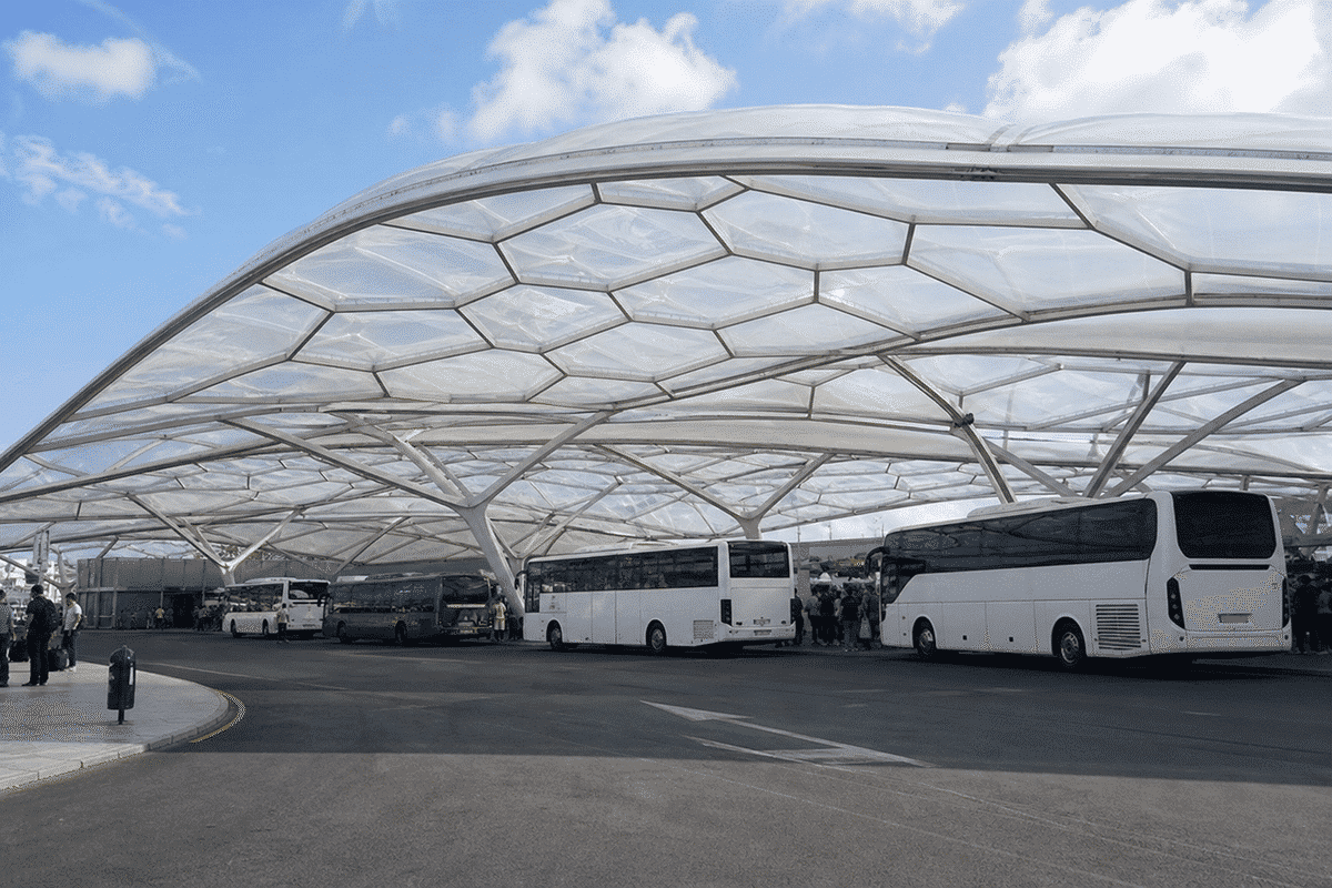 Bus Terminal ETFE Project video poster 1