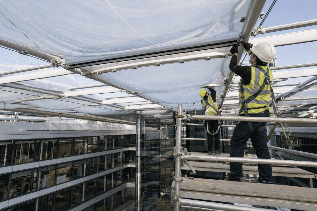 Corporate Headquarters ETFE Project process — ETFE module coordination view