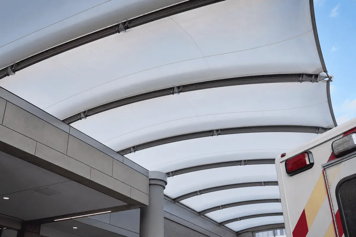 Hospital ETFE Canopy Project gallery 2 — ETFE project visual