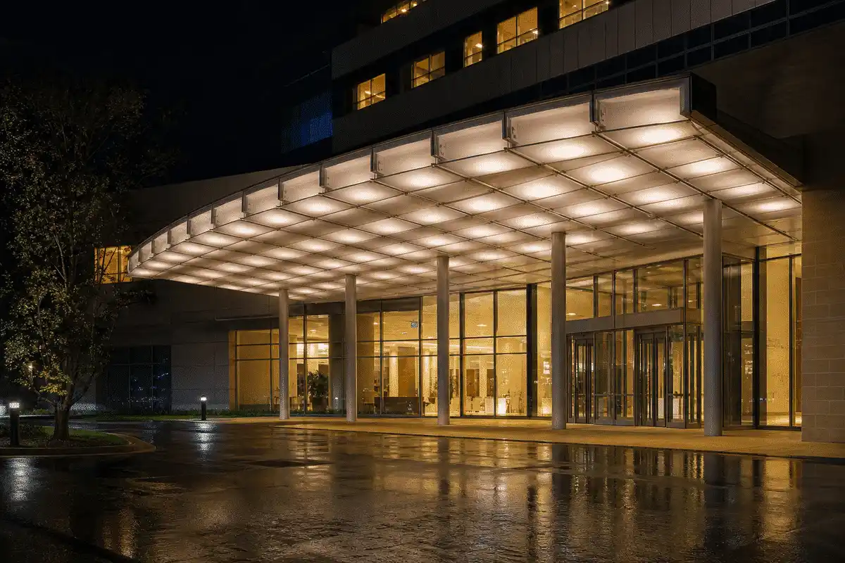 Hospital ETFE Canopy Project gallery 6 — ETFE project visual