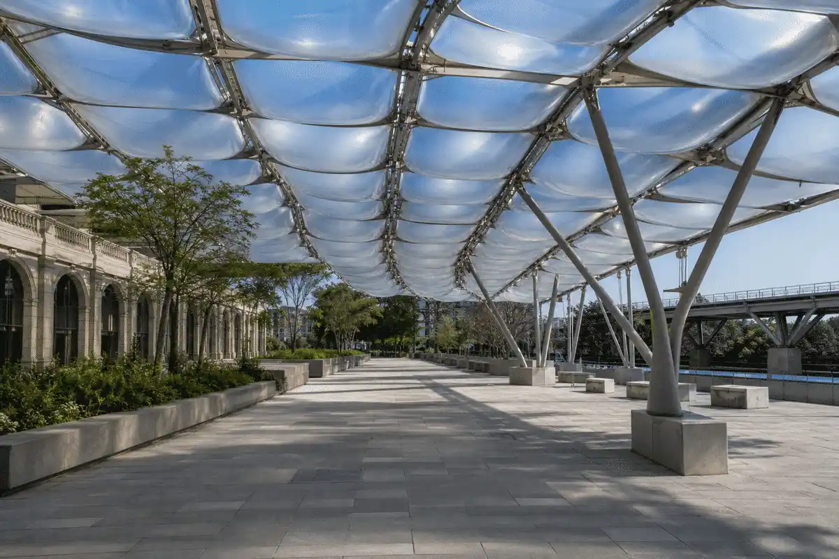 Public Plaza ETFE Project video poster 1 — Public Plaza ETFE