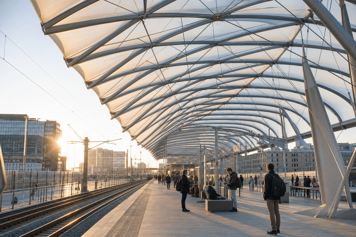 Railway Station ETFE Project gallery 1 — ETFE project visual