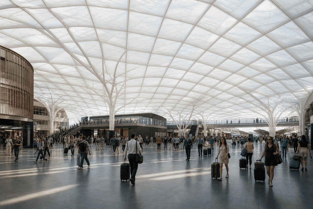 Railway Station ETFE Project video poster 1
