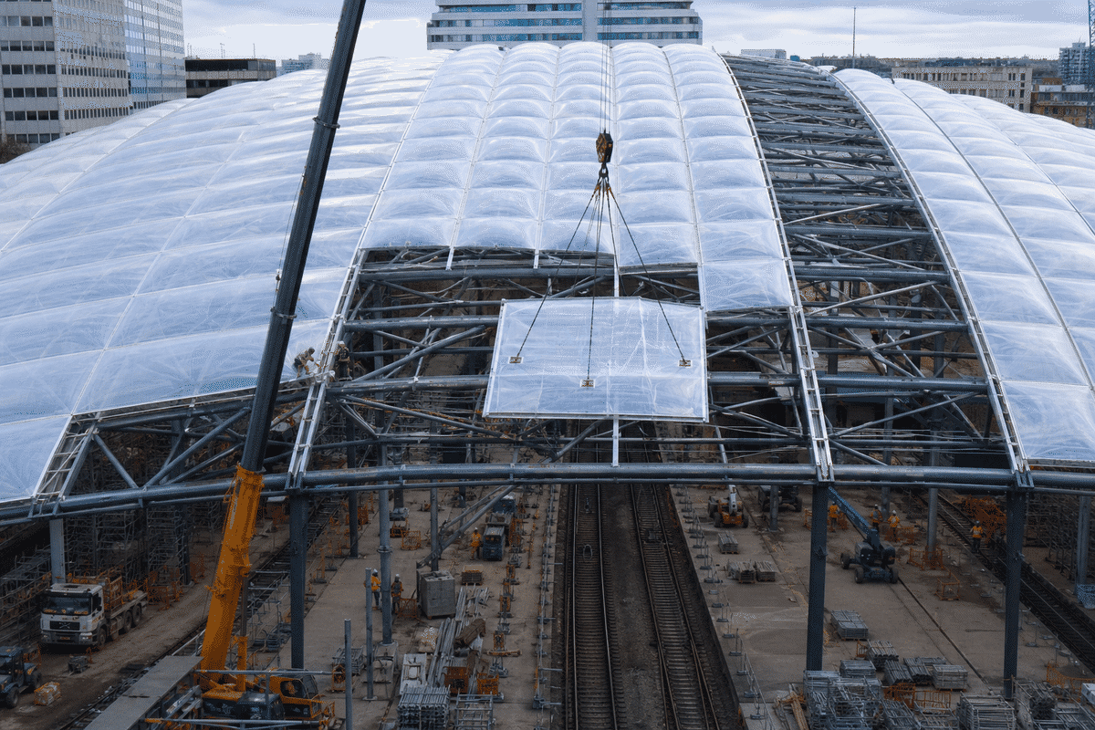 Railway Station ETFE Project video poster 2