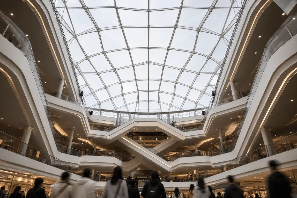 Shopping Mall ETFE Roof Project — Project — Project