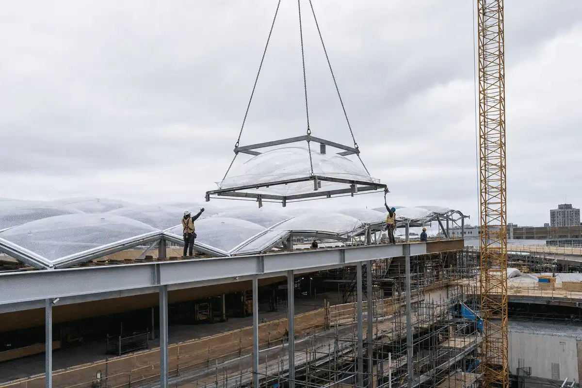 Shopping Mall ETFE Roof Project video poster 1 — Shopping Mall ETFE Roof