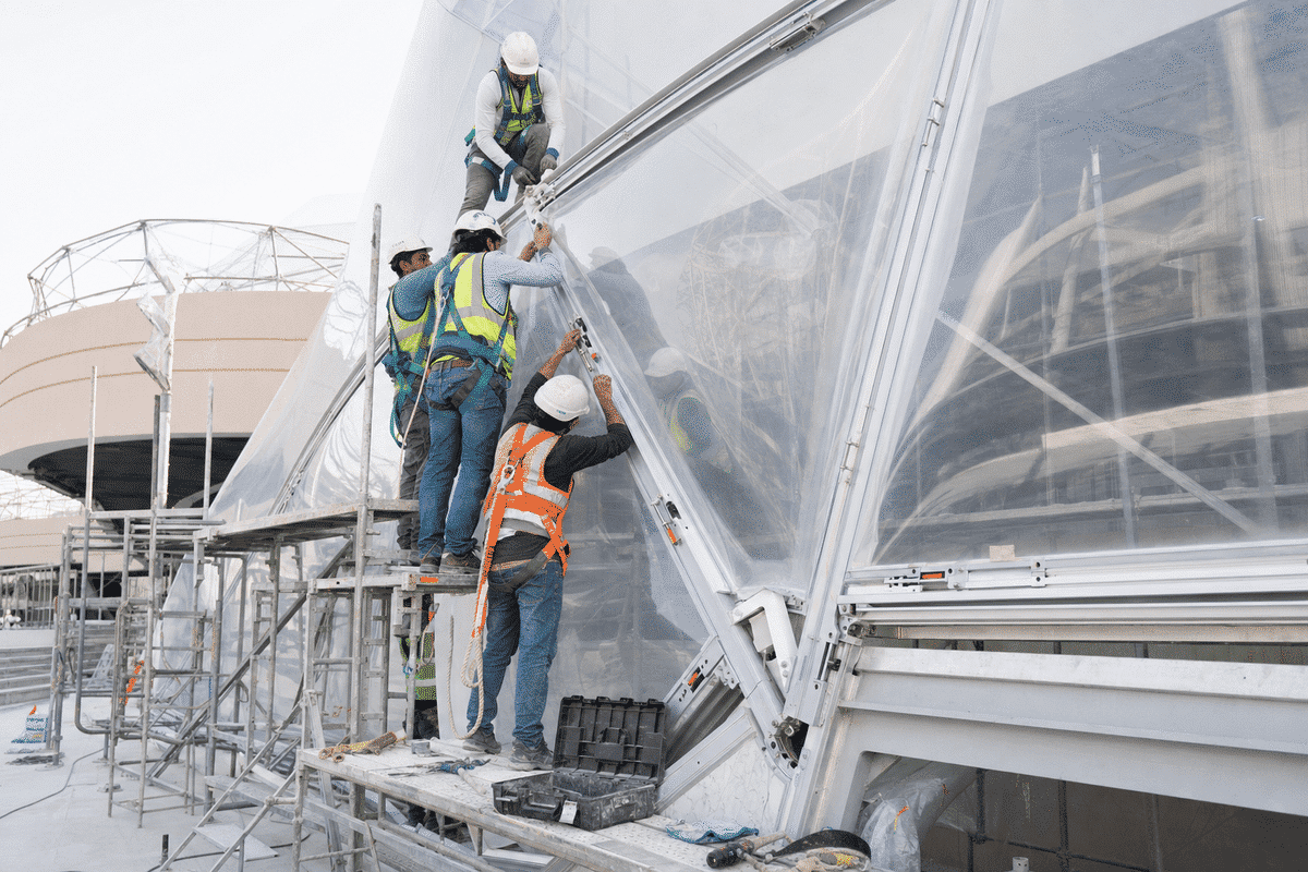 Shopping Mall ETFE Roof Project video poster 2
