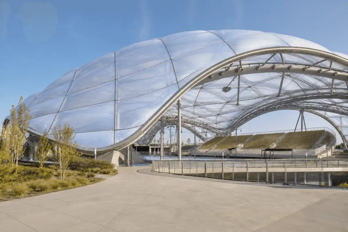 Sports Complex ETFE Project overview — daylit ETFE space