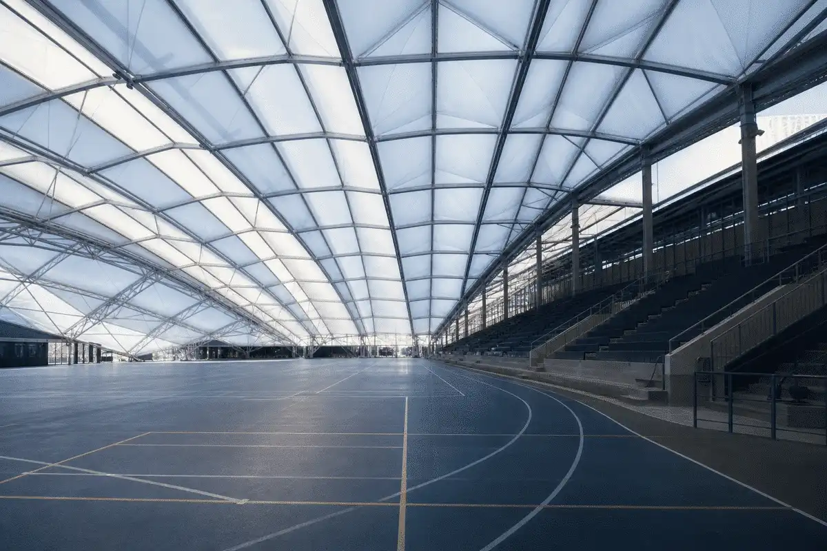 Sports Complex ETFE Project video poster 2 — Sports Complex ETFE