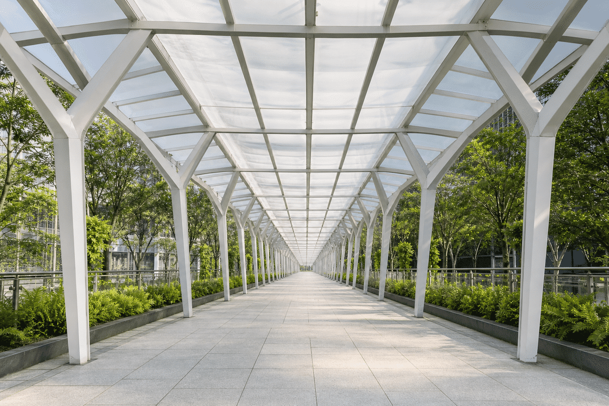 Walkway ETFE Canopy Project gallery 1 — ETFE project visual
