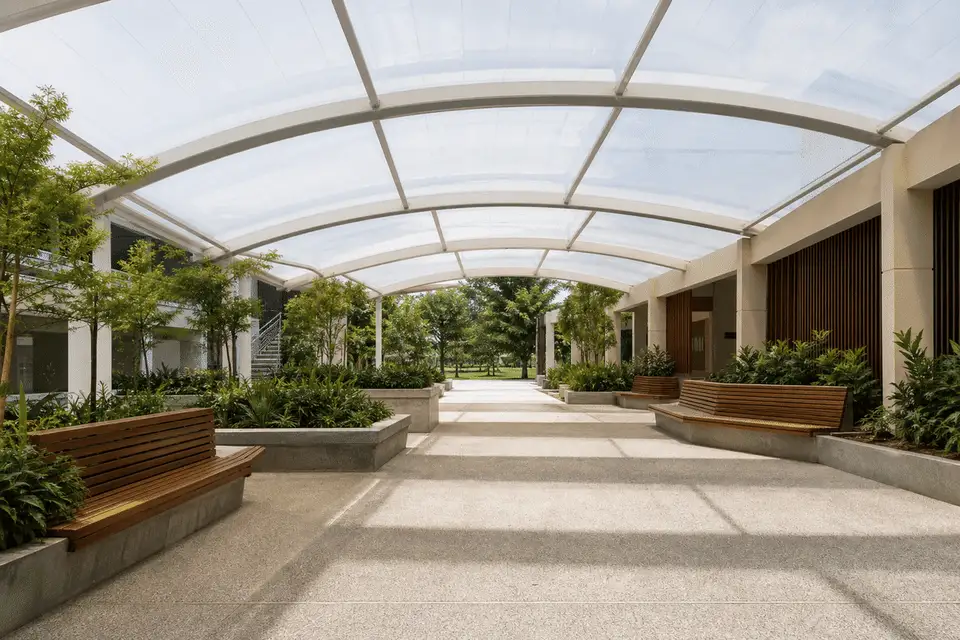 Walkway ETFE Canopy Project gallery 5 — ETFE project visual
