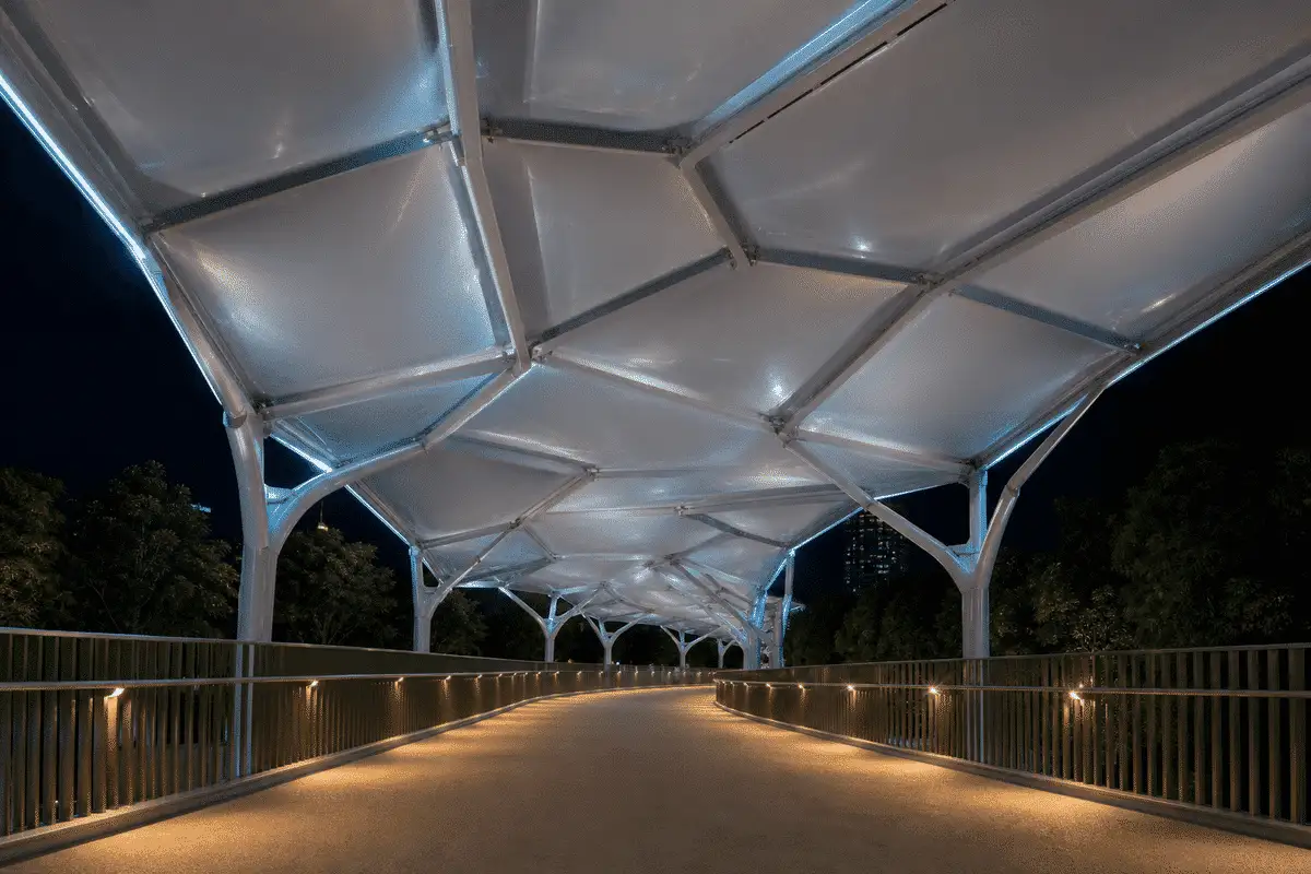 Walkway ETFE Canopy Project video poster 3 — Walkway ETFE Canopy